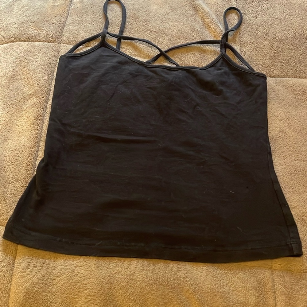 Black crop top